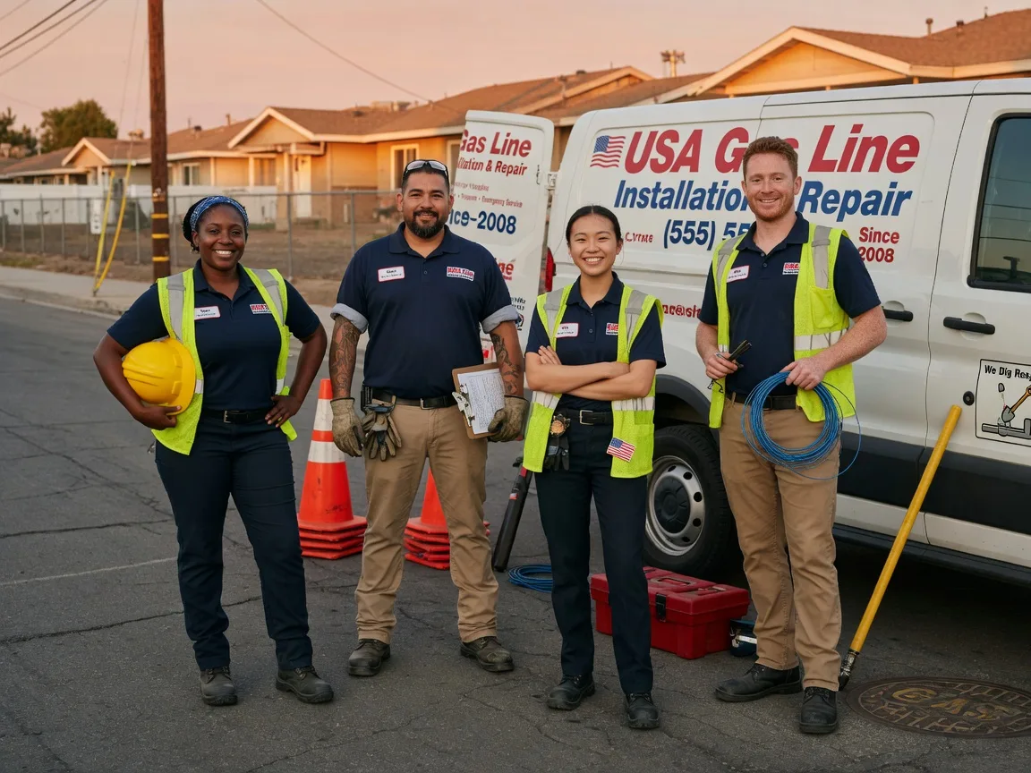 Gas Line Installation company in Purmela, TX